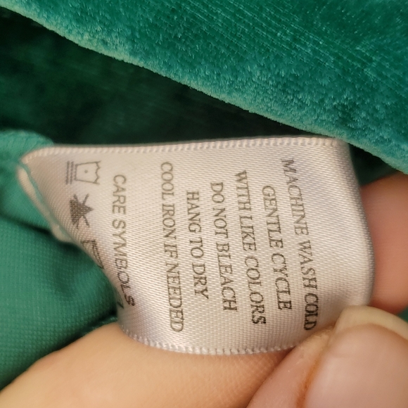 NWT John Mark Green Velvet Collared Tunic Top. - Picture 11 of 11